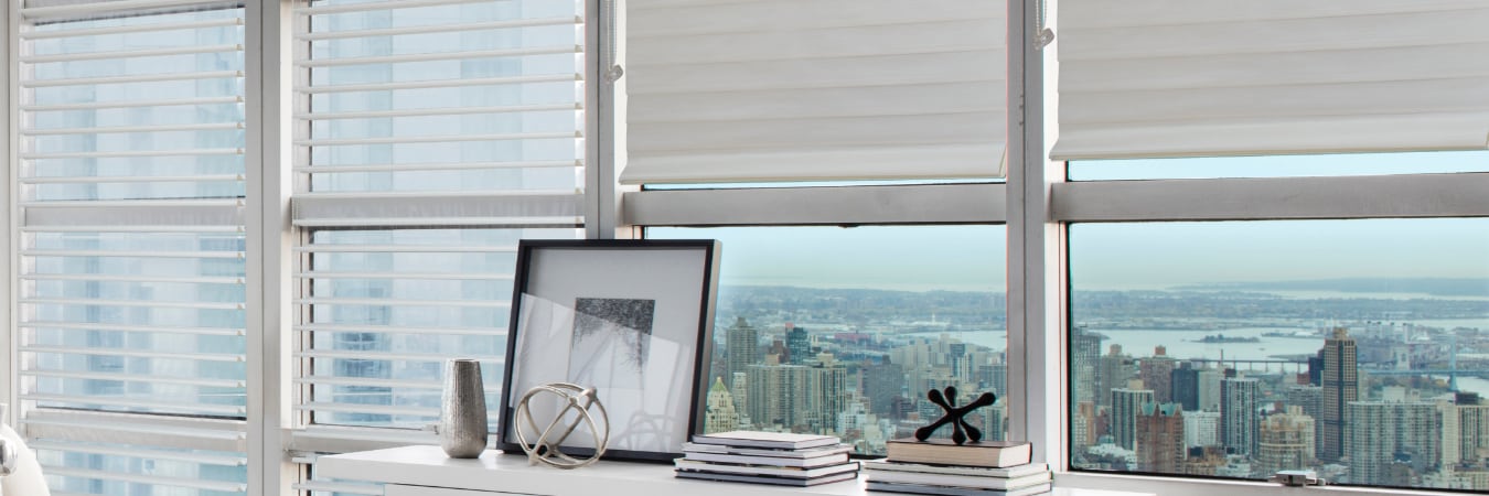 WIndow treatments in a high rise apartment